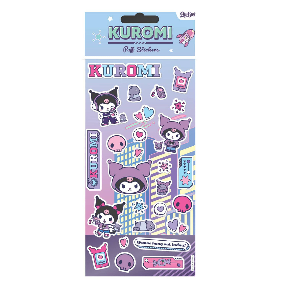 Sanrio Kuromi - Set d'autocollants
