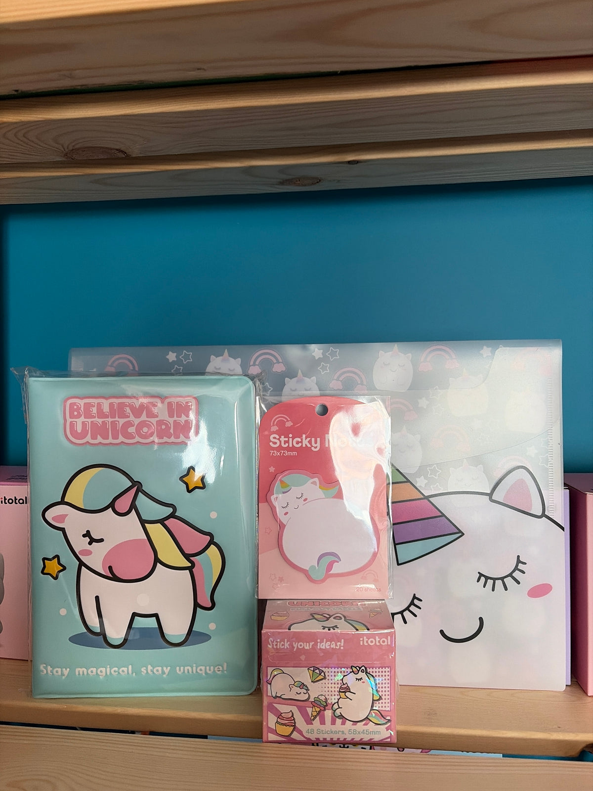 Set Papeterie - Licorne