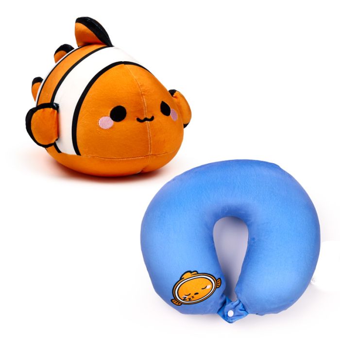 Coussin de Voyage Swapseazzz 2-in-1 - Adoramals Ocean Poisson Clown
