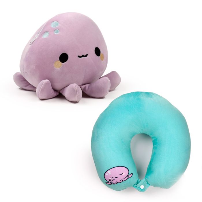 Coussin de Voyage Swapseazzz 2-in-1 - Adoramals Ocean Pieuvre