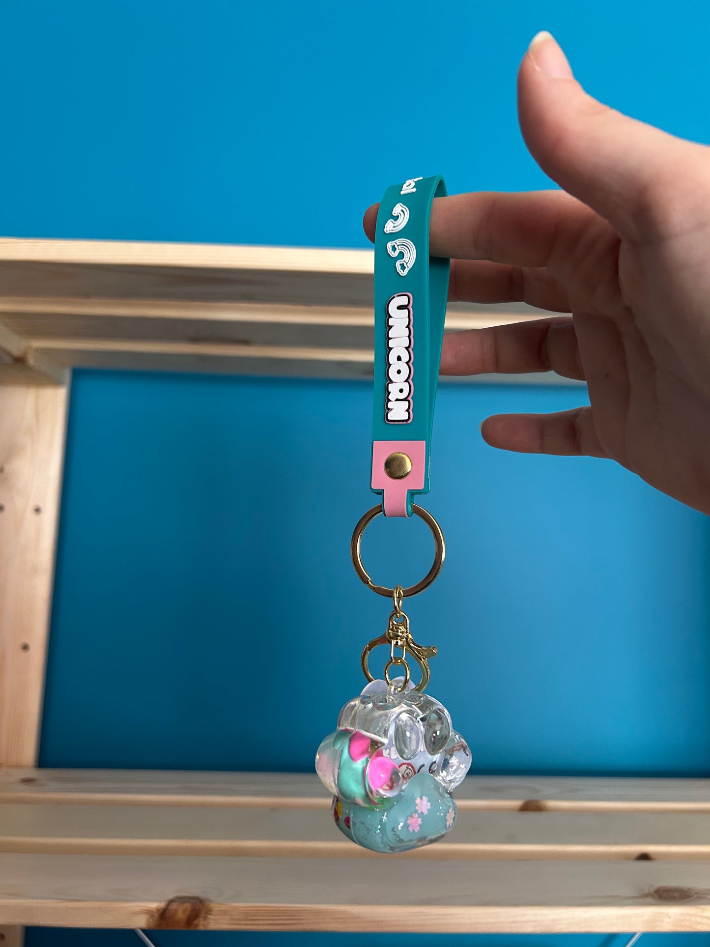 Porte-clés patte Bubble assortis
