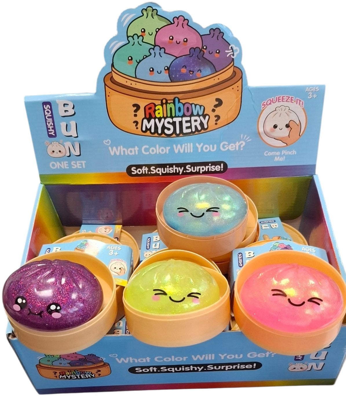 Squishy dumpling 8.5 cm - Glitter