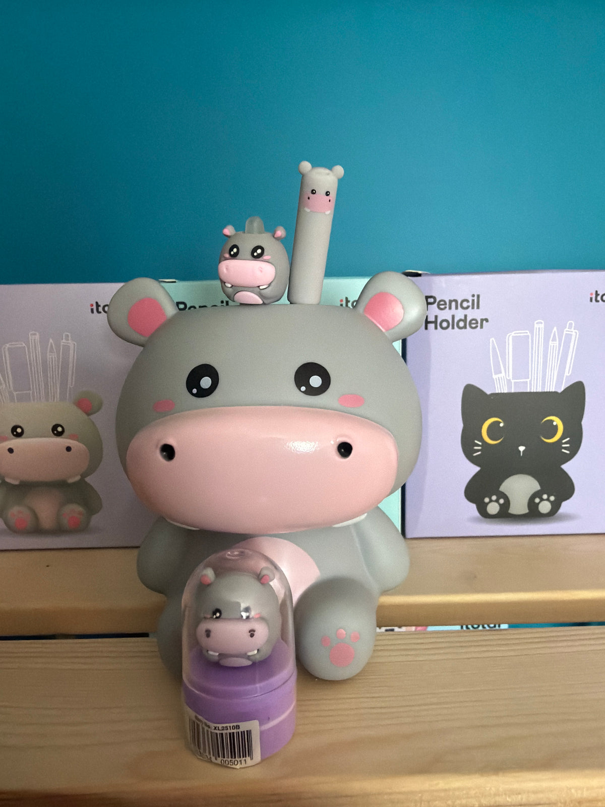 Set Papeterie - Hippopotame
