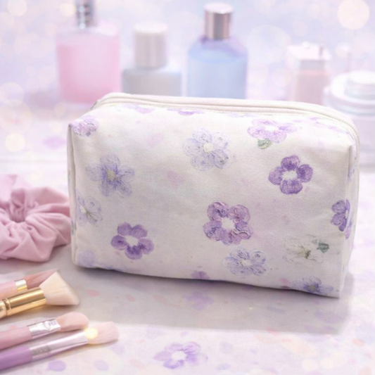 Trousse de toilette Aquarelle Fleurie