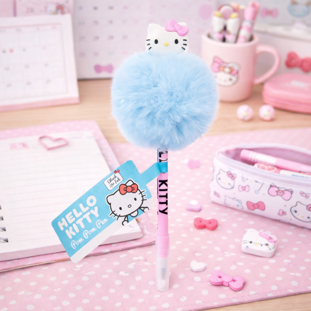 Stylo à pompon Hello Kitty Sanrio