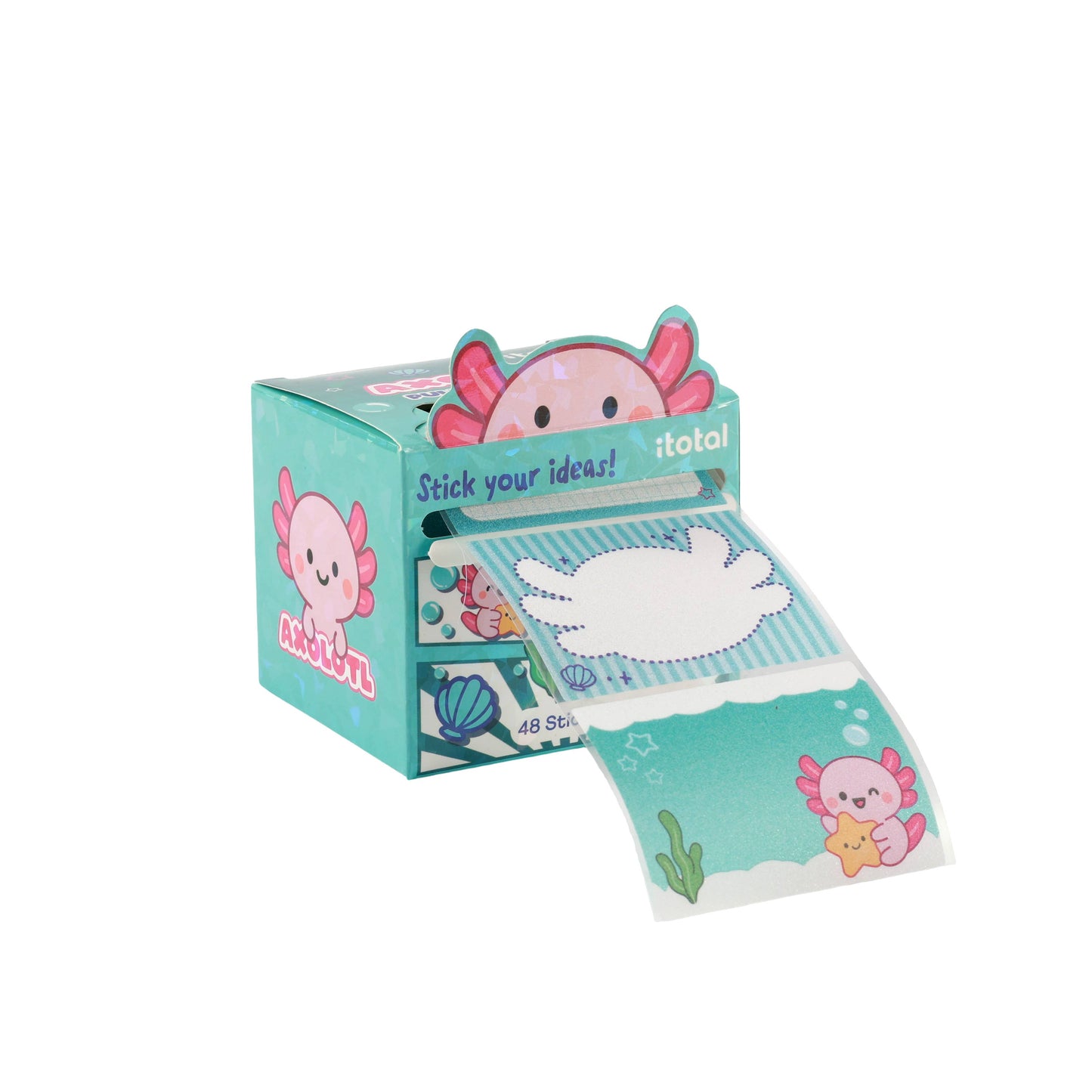 Sticky Label Rolls Assortis - Présentoir 12 Pcs