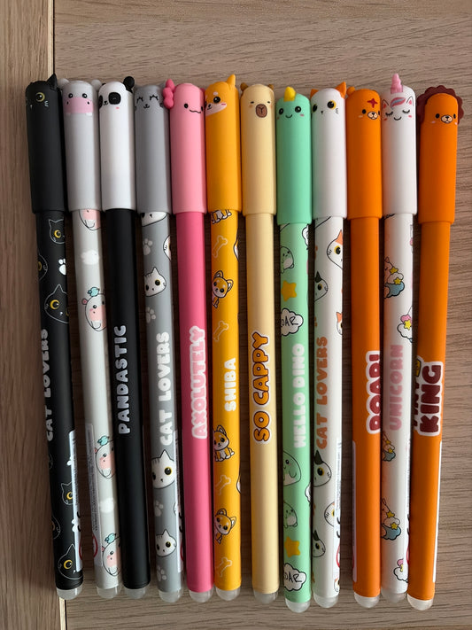 Set stylo avec capuchon effaçable