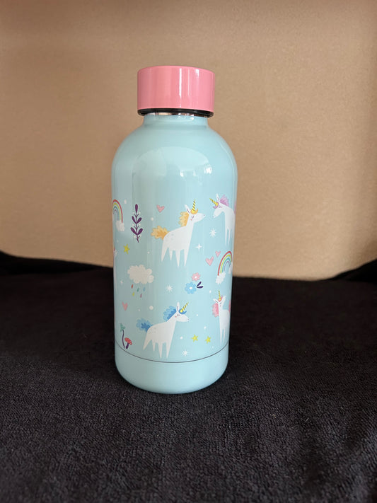 Gourde Isolée 350ml en Acier Inoxydable pour Boissons Chaudes ou Froides - Unicorn Magic - Licorne