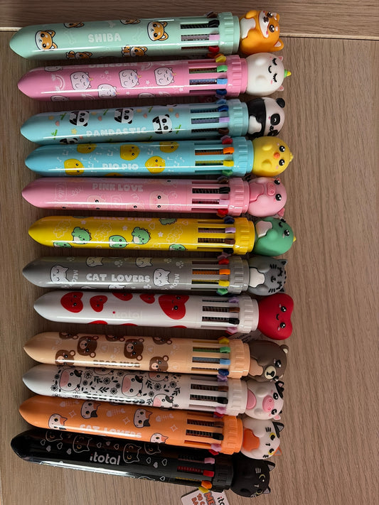 Set stylo 10 couleurs