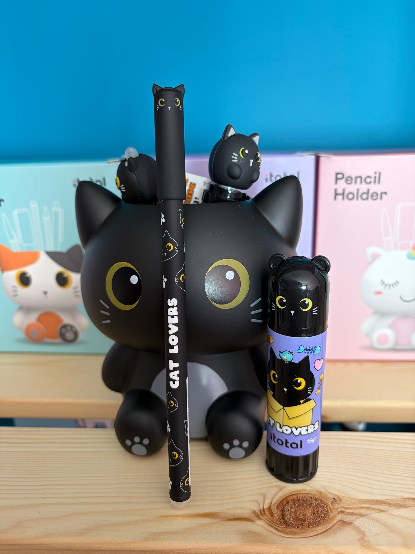 Set Papeterie - Chat Noir