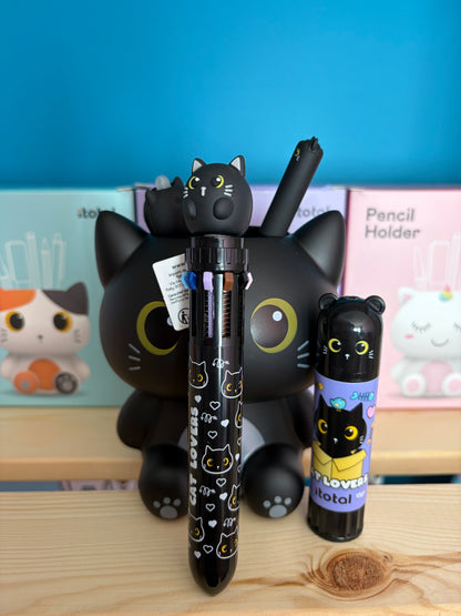 Set Papeterie - Chat Noir
