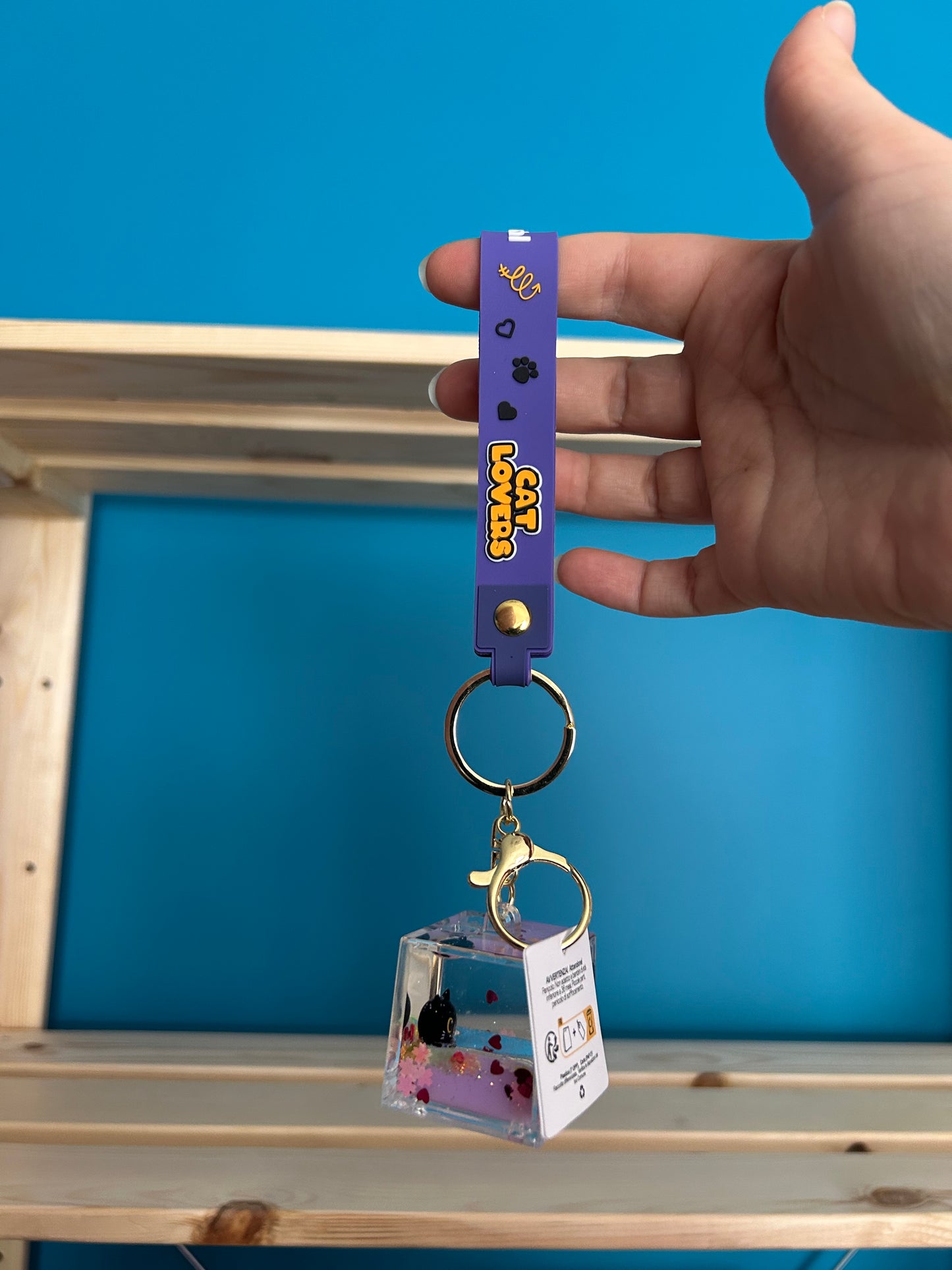 Porte-clés cube Bubble assortis