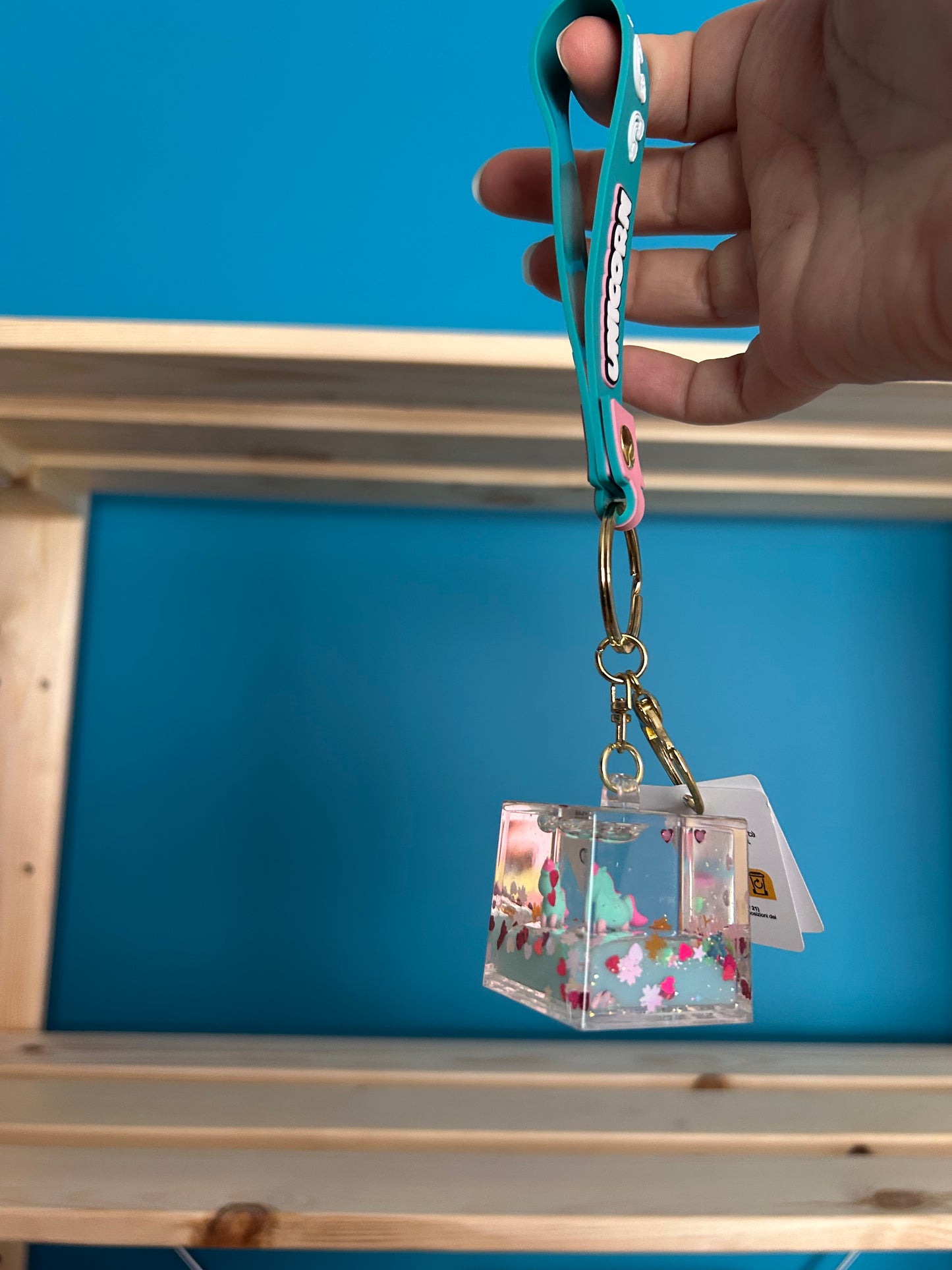 Porte-clés cube Bubble assortis