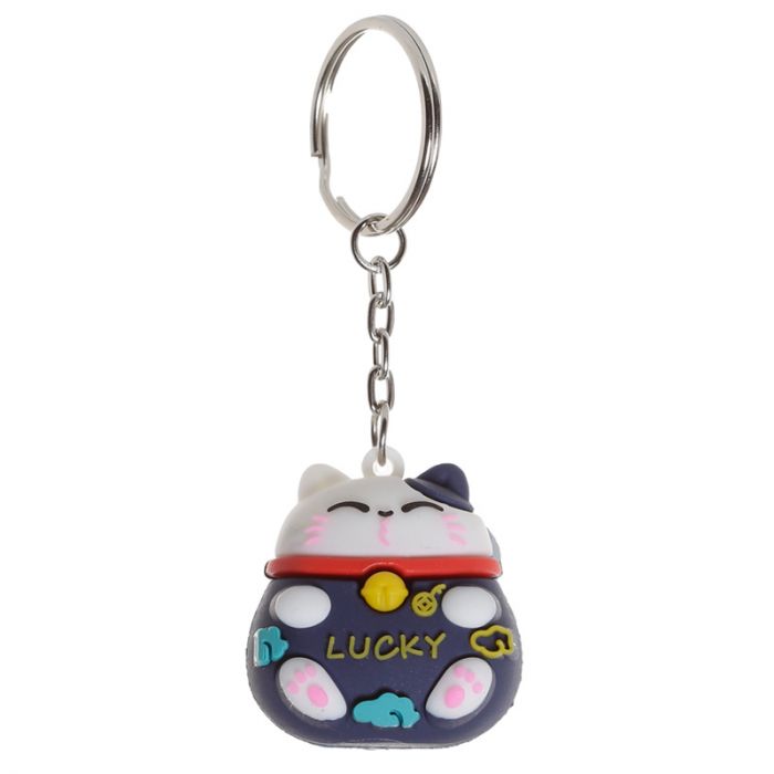 Porte-clés Maneki Neko 3D - Porte-bonheur