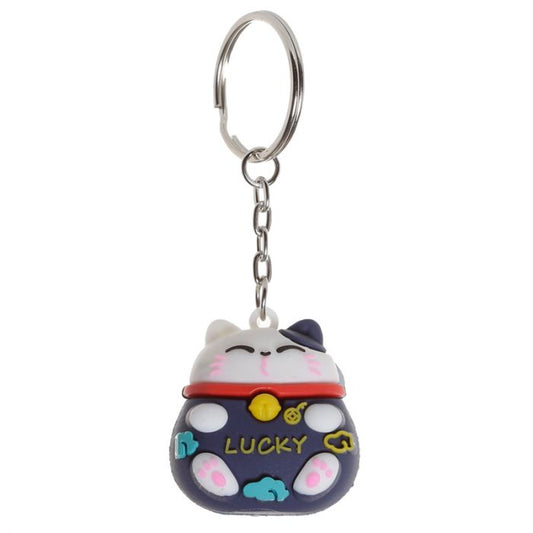 Porte-clés Maneki Neko 3D - Porte-bonheur