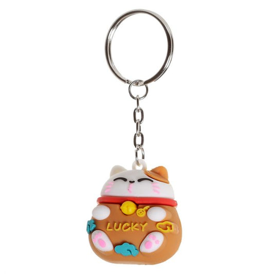 Porte-clés Maneki Neko 3D - Porte-bonheur