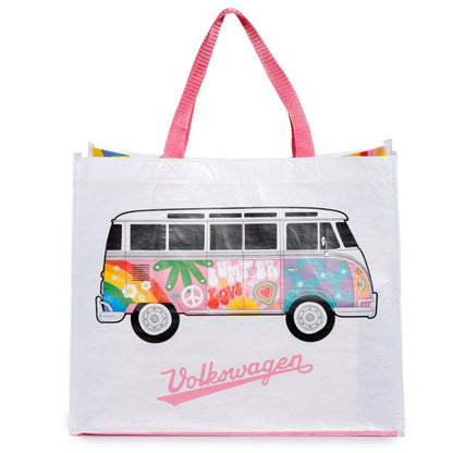 Sac de Courses en Plastique Recyclé rPET Volkswagen - Van Bus Combi VW T1 Summer Love