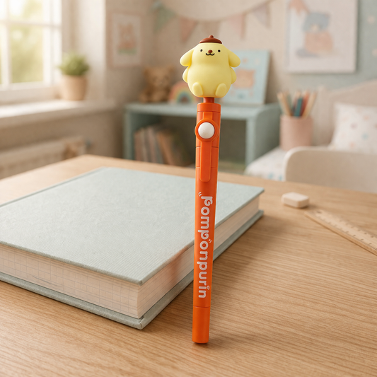 Sanrio Pompompurin - stylo fidget avec figurine à collectionner incluse
