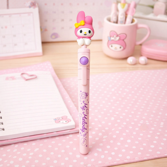 Sanrio My Melody - Stylo anti-stress avec figurine à collectionner