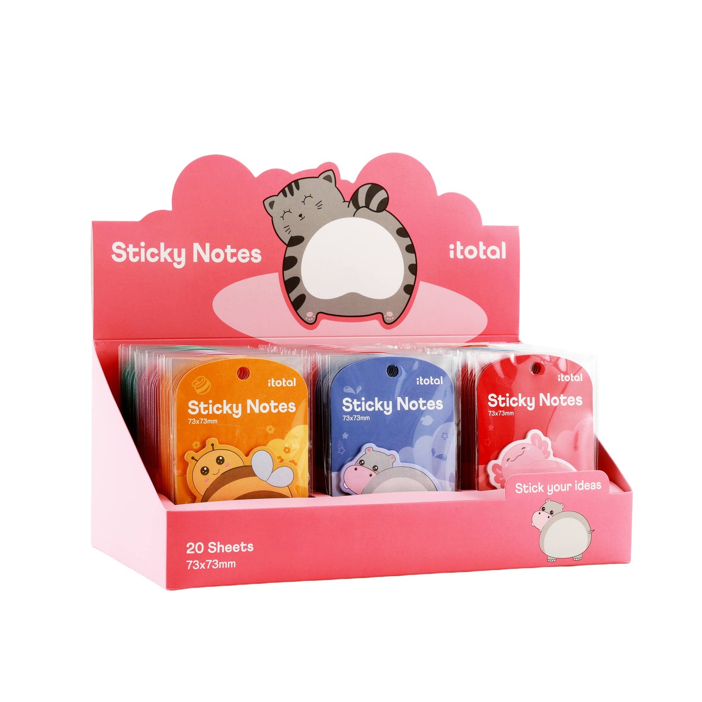 Sticky Bums Assortis - Présentoir 108 Pcs