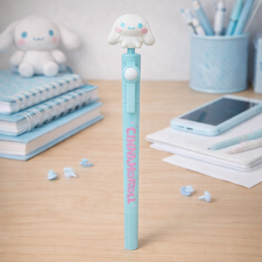 Sanrio Cinnamoroll - Stylo Fidget avec figurine à collectionner