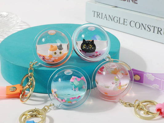 Porte-clés sphère Bubble assortis