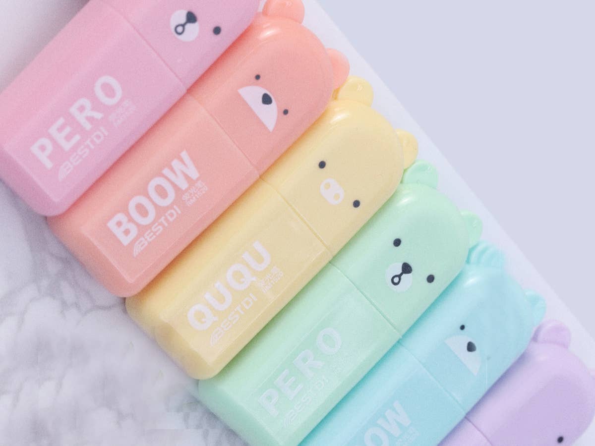 Mini surligneurs en forme d'ours
