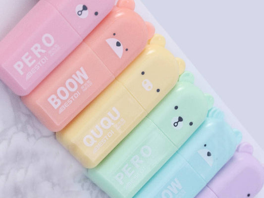 Mini surligneurs en forme d'ours