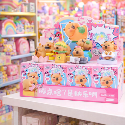 Blind box Capybara Kawai - Boite mystère Capybaras figurines