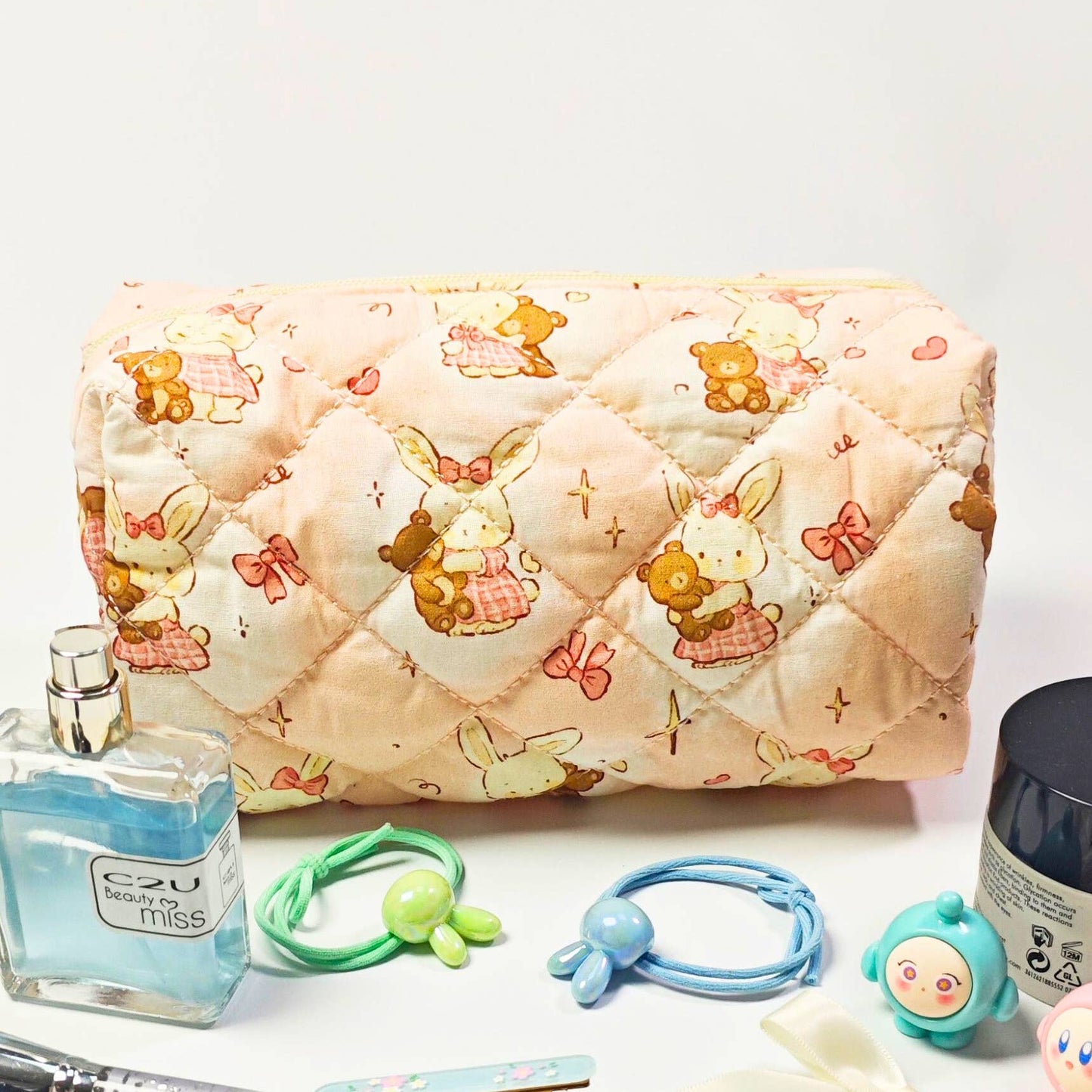 Trousse de toilette Lapinours étoilé Kawaï